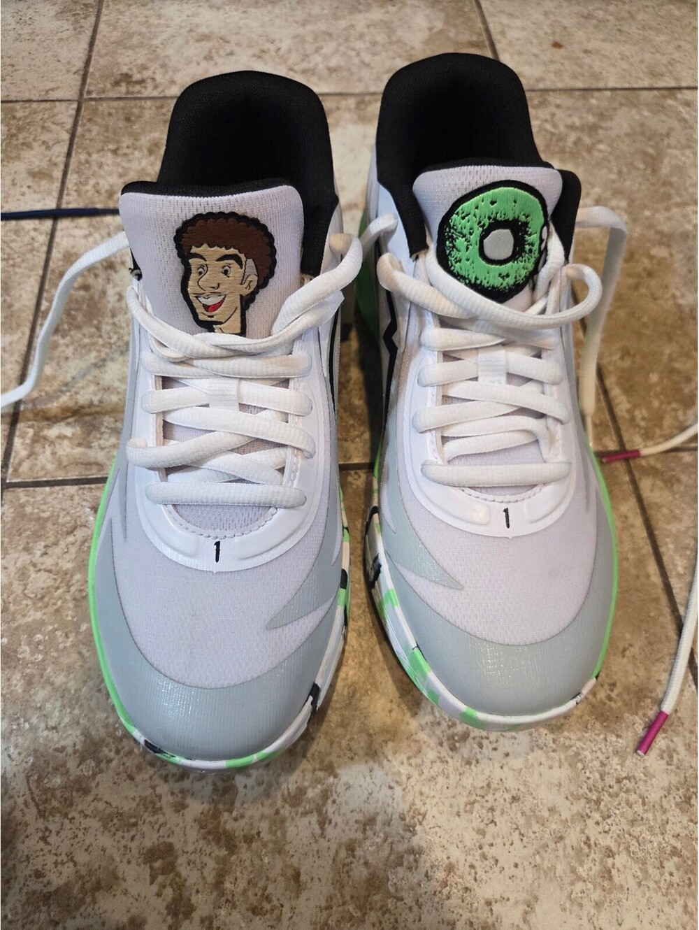 PUMA MB.02 Lo "LaMel-O" Basketball Shoes with Cartoon Graphics